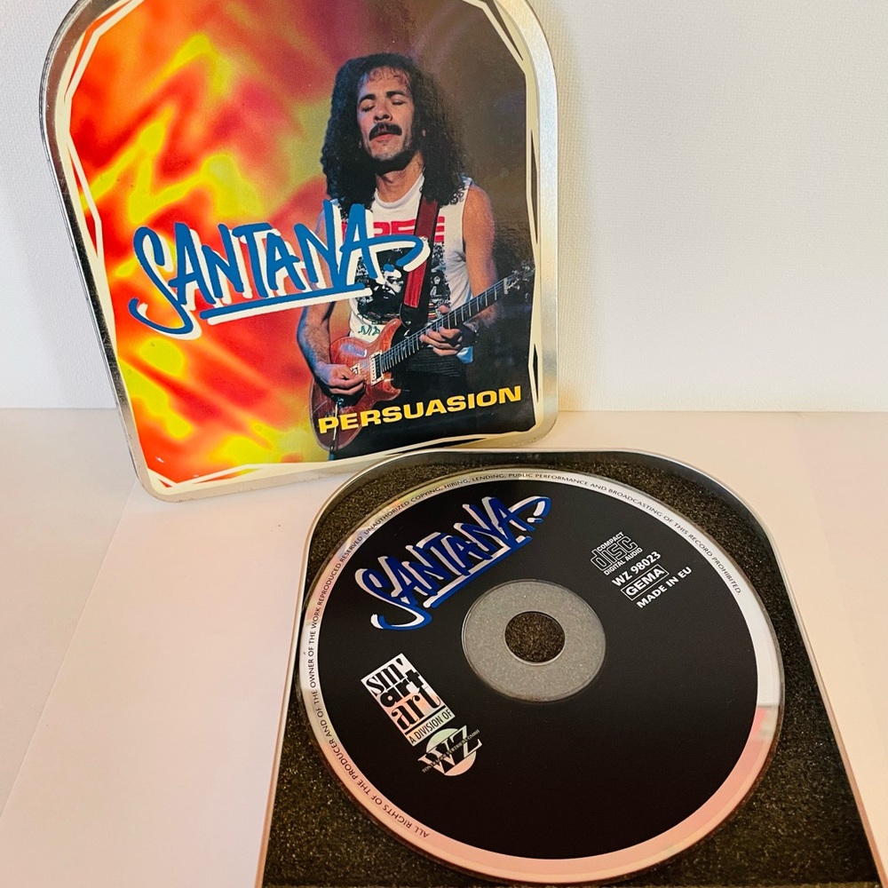 Vintage SANTANA - PERSUASION CD vintage collector 1995 “Music In The Can”